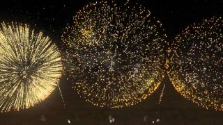 A Pyrotechnic Ensemble  HD  Fireworks Synchronized To Music  Elegant Display  FWSim [upl. by Belak]