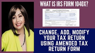 How To Amend Your Tax Return Use IRS Form 1040X [upl. by Henn]