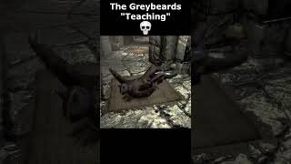 The Greybeards quotTeachingquot 💀 skyrim skyrimanniversary elderscrolls shorts [upl. by Neirad]