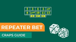 Repeater Bet in Craps A StepbyStep Tutorial [upl. by Morrison]