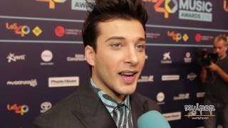 Blas Cantó  Entrevista  Los 40 Music Awards 2016 [upl. by Naras]