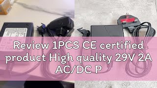 Review 1PCS CE certified product High quality 29V 2A ACDC Power Recliner Sofa Chair Adapter  Tr [upl. by Atiuqaj]