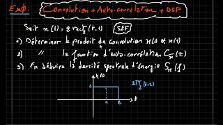 L2 TELECOM Théorie du signal  la convolution lautocorrélation et la densité spectrale dénergie [upl. by Eigla]