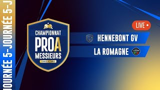 PRO A MESSIEURS  J5  HENNEBONT GV vs LA ROMAGNE SS [upl. by Olsson]