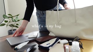 Whats in my bag  お気に入りを詰め込んだお仕事バッグの中身紹介💼🔑・便利な文房具とリラックスアイテム🫖20代OLのカバンの中身 [upl. by Teteak492]