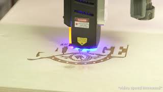 CAMaster CNC Stinger Laser Engraving Logo [upl. by Antonina717]