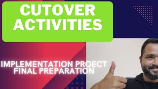 WHAT ARE THE CUTOVER ACTIVITIES IN SAP IMPLEMENTATION PROJECTWORK OF FUNCTIONAL CONSULTANT CUTOVER [upl. by Neona]