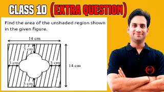 Find the area of the unshaded region in the given figure [upl. by Borszcz906]