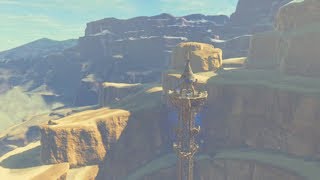 27 The Gerudo Region Desert  Tall Tower Zelda Breath Of The Wild [upl. by Trisha]