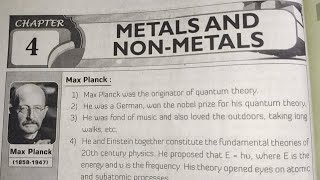 8th Class  Physical Science  4METALS AND NON METALS  question and answers and all bits [upl. by Weismann]