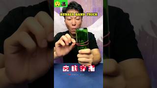 This rubber band magic trick is so amazing 😍💥  Tutorial magic shorts [upl. by Beaumont]