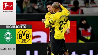 Werder Bremen  Borussia Dortmund  12  Zusammenfassung  Bundesliga 202324 [upl. by Akemak]