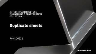 Revit 2022 1 Duplicate Sheet [upl. by Bomke19]