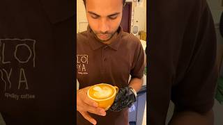 Roseta🪴coffeeart highlights videoshort viralshorts latteart foryou subscribers [upl. by Suoirtemed]