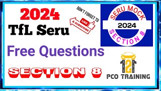 TfL Seru Assessment Questions section 8SeruAssesment2024121pcoSeru [upl. by Orianna]