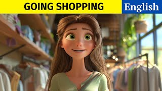 Going Shopping  English Conversation Practice  Intermediate Level  Speaking Practice [upl. by Attenrad]