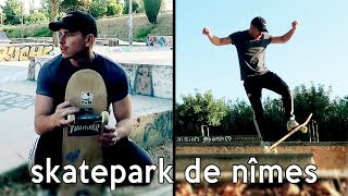 Une matinée au skatepark de Nîmes   skatevlog 03 [upl. by Zolly]