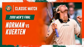 Kuerten vs Norman 2000 Mens final  RolandGarros Classic Match [upl. by Lerred]