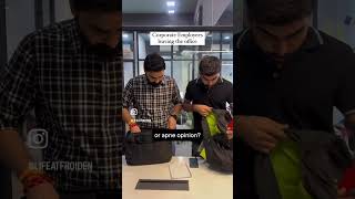 Dukh dard peeda 🥲funny office relatable  froiden corporate funnyvideos share [upl. by Zonnya]