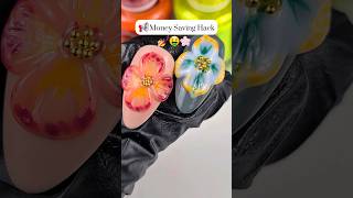 Polygel Flowers Instead of Solid Nail Gel 🌸💅 Nail Hack nails nailart shorts [upl. by Alyson952]