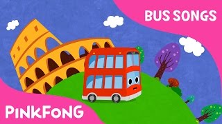 Tour Bus  Tour bus goes around the world  Bus Songs  Car Songs  Pinkfong Songs for Children [upl. by Aitnas]