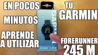 Garmin Forerunner 245 Music Análisis en español ⌚⌚⌚ zacariasprada [upl. by Lemieux262]