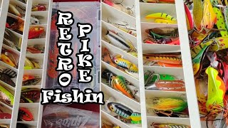 Vintage Retro fishing Day pikelures bassfishing canada [upl. by Aremaj]