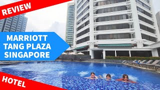 Marriott Tang Plaza Review and Tour  Best Singapore Hotels [upl. by Akinorev]