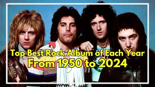 Top Best Rock Album of Each Year From 1950  2024 [upl. by Scibert]