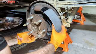 How to Replace Rear Brakes on 20072013 Chevy Silverado amp GMC Sierra GMT900 Chassis [upl. by Ivad]