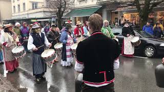 Ubersitz 2017 Trychelzug Willigen und Unterbach am Ubersitz ds Mondrischt [upl. by Eleirbag982]