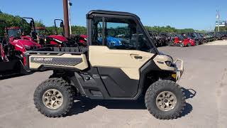 CLOSEOUT 2024 CanAm Defender Limited 2Door HD10 in Desert Tan and Timeless Black [upl. by Orth24]