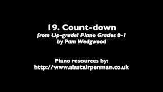 19 Countdown from UpGrade Piano Grades 01 by Pam Wedgwood [upl. by Nauqed]