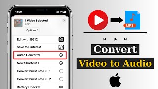 How To Convert Video to Audio on iPhone mp4 to mp3  Video to MP3 Converter on iOS 18 [upl. by Hebert558]