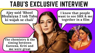 Tabu on Shah Rukh Khan Ajay Devgns BIG comment on Bhool Bhulaiyaa 2 Crews success KareenaKriti [upl. by Reese]