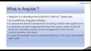 Angular  Presentation [upl. by Atteyram]