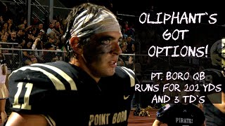 Point Pleasant Boro 42 Colts Neck 20  Week 0 Highlights  Matt Oliphant 202 yards 3 TDs [upl. by Ennovyhs]