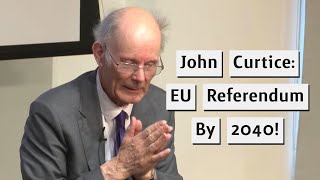 Sir John Curtice Expects An EU Referendum By 2040 [upl. by Meer]