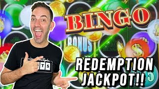 REDEMPTION JACKPOT Giving Slots a 2nd Chance [upl. by Lucita]