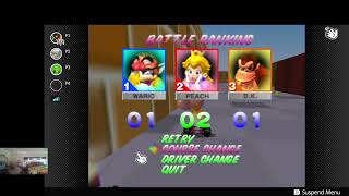 Mariokart 64 match 3 05192024 MJISFLY VS⭐️ANGELO⭐️ VS SIMON Nintendo Switch OLED [upl. by Ahsinac914]