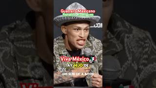 Guerrero con sangre Mexicana ronaldorodriguez ufc [upl. by Uird]