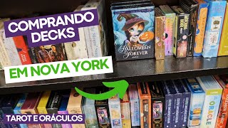 VLOG Comprando Decks de Tarot e Oráculos na BARNES amp NOBLE  Nova York [upl. by Prendergast413]