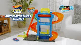 Hot Wheels City automazgātavas tunelis  15 [upl. by Bartram599]