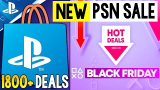 Massive NEW PSN SALE LIVE NOW PSN Black Friday HOT DEALS Sale 1800 NEW PlayStation Store Deals [upl. by Ruamaj]