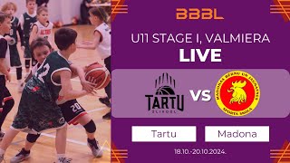 Tartu 2014 vs Madonas BJSS 2014  BBBL boys u11 [upl. by Hogen]