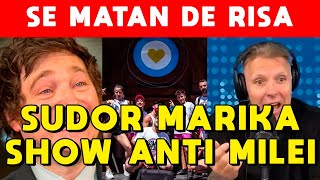 SUDOR MARIKA PREPARA UN SHOW CONTRA MILEI Y FANTINO SE MATA DE RISA VERÜENZA TOTAL [upl. by Seroled351]