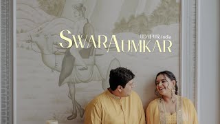 Swara amp Aumkar  Best Wedding Highlights  Raffles Udaipur  India [upl. by Seavey]