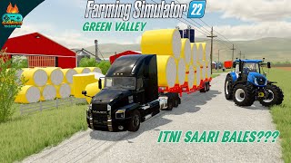 44 Cotton Bales Green Valley Farming Simulator 22 gameplay 5 [upl. by Aikyn]