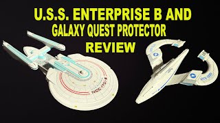 ENTERPRISE B AND GALAXY QUEST PROTECTOR ORNAMENT REVIEW [upl. by Sivart756]