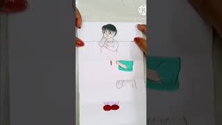 Class topper ✨ paper folding art 🩷cartoonfunnytiktokforyoucomedyviralshortslikedrawingart [upl. by Akehs]